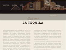 Tablet Screenshot of latequila.com